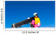Female Snowboarder Mountain Wall Mural