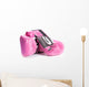 pink boxing gloves Wall Decal