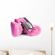 pink boxing gloves Wall Decal