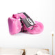 pink boxing gloves Wall Decal