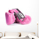 pink boxing gloves Wall Decal