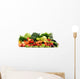 Assorted raw organic vegetables isolated on white Wall Decal