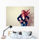 businessgirl business rocks Wall Mural