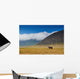 large male elephant walking in the savannah Wall Mural