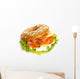 Smoked Salmon Bagel Wall Decal