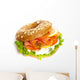 Smoked Salmon Bagel Wall Decal
