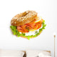 Smoked Salmon Bagel Wall Decal