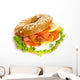Smoked Salmon Bagel Wall Decal