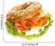 Smoked Salmon Bagel Wall Decal
