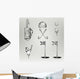 Golf. Vintage golf. Vector Golfing Champion Wall Decal