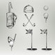 Golf. Vintage golf. Vector Golfing Champion Wall Decal