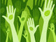Living green concept Wall Mural