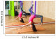 Female aerial yoga Wall Mural