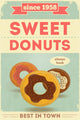 Sweet Donuts Wall Mural
