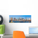 Brooklyn Bridge and Downtown Skyline in New York Wall Mural