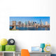 Brooklyn Bridge and Downtown Skyline in New York Wall Mural