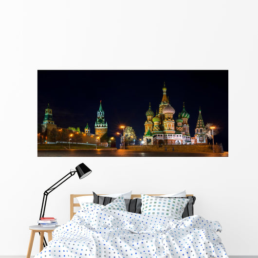 Red Square at the evening, Moscow, Russia Wall Mural