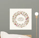 Vintage Christmas Wreath Greeting