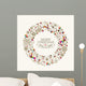 Vintage Christmas Wreath Greeting