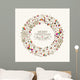 Vintage Christmas Wreath Greeting