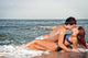 guy kiss his girlfriend Wall Mural
