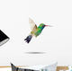 hummingbird origami (geometric style). colibri illustration of a Wall Decal