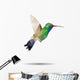 hummingbird origami (geometric style). colibri illustration of a Wall Decal