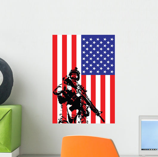 Vector Illustration Us Marine