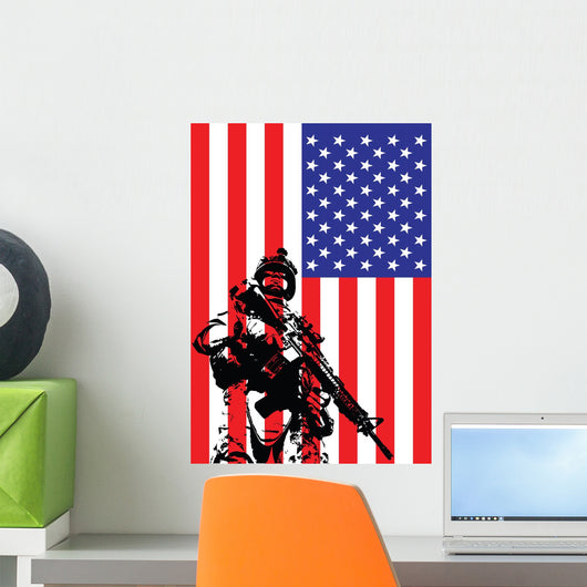 Vector Illustration Us Marine