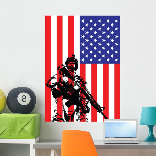 Vector Illustration Us Marine