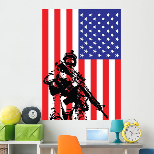 Vector Illustration Us Marine