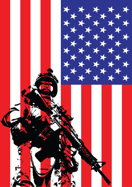 Vector Illustration Us Marine