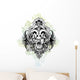 Warrior skull Wall Decal