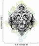 Warrior skull Wall Decal