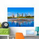 Houston skyline and Memorial reflection Texas US Wall Mural