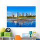Houston skyline and Memorial reflection Texas US Wall Mural