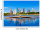 Houston skyline and Memorial reflection Texas US Wall Mural