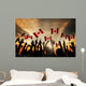 Group of People Waving Canada Flags Wall Mural