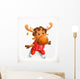 Reindeer Vector Icon Wall Decal