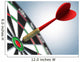 Darts in bull's-eye Wall Mural