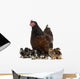 Hen and her chicks Wall Decal