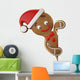 Christmas gingerbread man Wall Decal