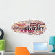 Diversity Word Cloud Concept Wall Decal