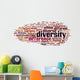 Diversity Word Cloud Concept Wall Decal