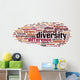 Diversity Word Cloud Concept Wall Decal