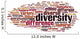 Diversity Word Cloud Concept Wall Decal