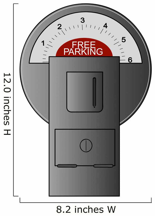 free parking meter Wall Decal