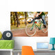 Man on bike Wall Mural
