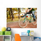 Man on bike Wall Mural