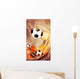 Sport balls background Wall Mural